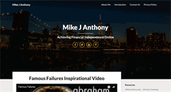 Desktop Screenshot of mikejanthony.com