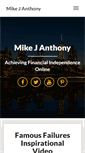 Mobile Screenshot of mikejanthony.com